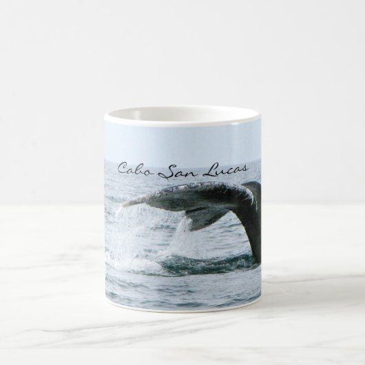 ザトウクジラの尾、Cabo San Lucas コーヒーマグカップ (中央)