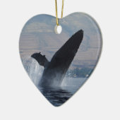 ザトウクジラの浸食 セラミックオーナメント (左)