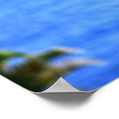 ザトウクジラの風景風景画 ポスター (角)