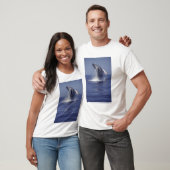 ザトウクジラの飛び跳ね (Megaptera Tシャツ (ユニセックス)
