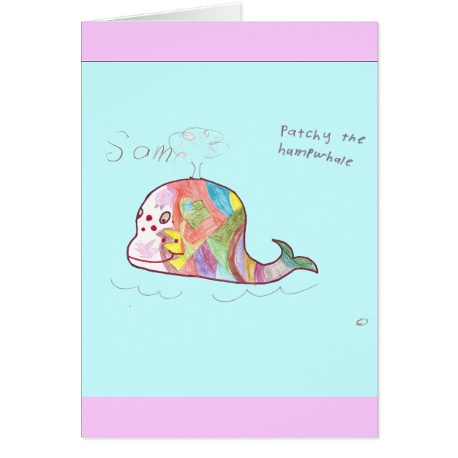 ザトウクジラをパチパチと噛む (正面)