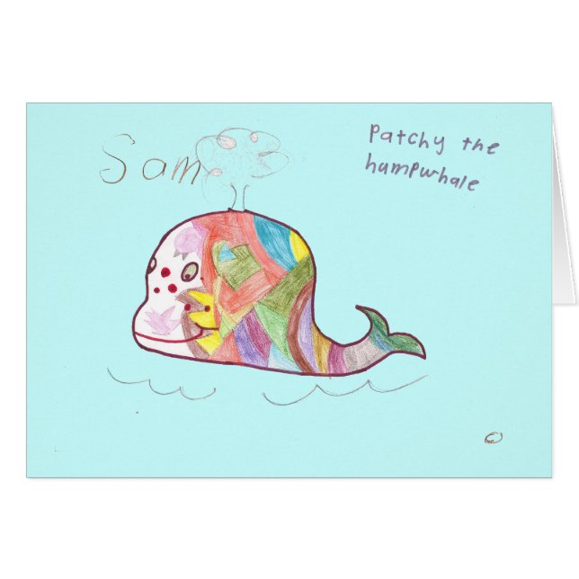 ザトウクジラをパチパチと噛む (正面横)