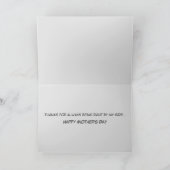 ザトウクジラを使ったマザーズデイカード カード (内部)