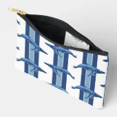 ザトウクジラストライプ#2 アクセサリーポーチ (見開き)