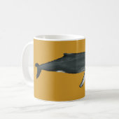 ザトウクジラマグ 黄色 コーヒーマグカップ (正面左)