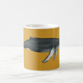ザトウクジラマグ 黄色 コーヒーマグカップ (中央)
