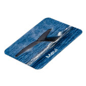 ザトウクジラ尾の可撓性磁石 マグネット (左側)