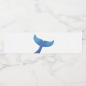 ザトウクジラ尾V2 ペットボトルラベル (シングルラベル)