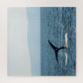 ザトウクジラ物語風光明媚なアラスカジグソーパズル ジグソーパズル (縦)