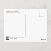 ザトウクジラ葉書 ポストカード (裏面)