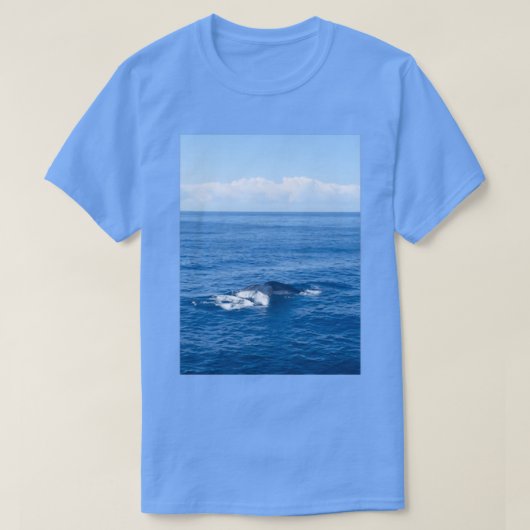 ザトウクジラ40 Tシャツ (デザイン正面)