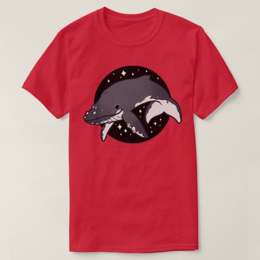 ザトウクジラ5 Tシャツ (デザイン正面)