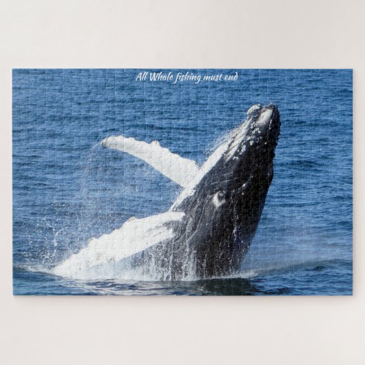 ザトウクジラ アラスカ ジグソーパズル (横)