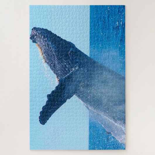 ザトウクジラ アラスカ ジグソーパズル (縦)