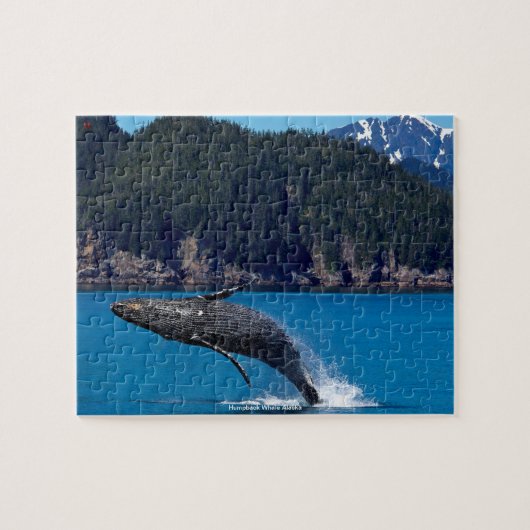 ザトウクジラ アラスカ ジグソーパズル (横)