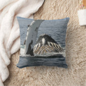 ザトウクジラ クッション (ブランケット)