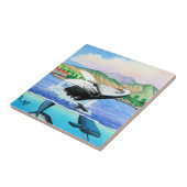 ザトウクジラ タイル (側面)