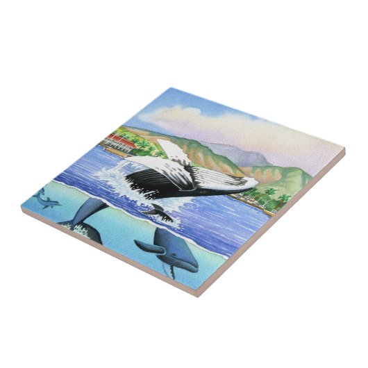 ザトウクジラ タイル (側面)