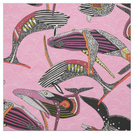 ザトウクジラ パステルマゼンタ ファブリック