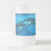 ザトウクジラ フロストグラスビールジョッキ (正面左)
