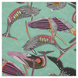 ザトウクジラ ペパーミント ファブリック