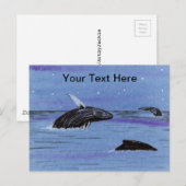ザトウクジラ ポストカード (正面/裏面)