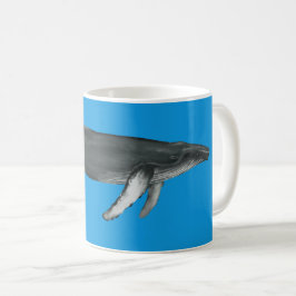 ザトウクジラ マグカップ 青