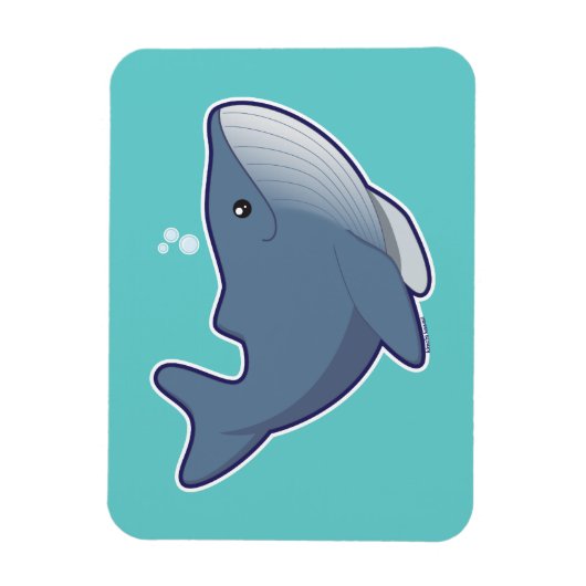 ザトウクジラ マグネット (縦)