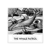 ザトウクジラ ラバースタンプ (インプリント)