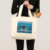 ザトウクジラ ラージトートバッグ (正面(商品))