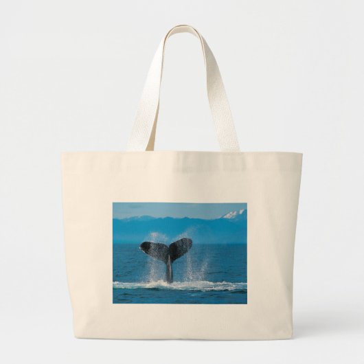 ザトウクジラ ラージトートバッグ (正面)