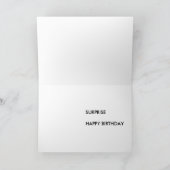 ザトウクジラ、人生は驚きでいっぱいである、人生… カード (内部)