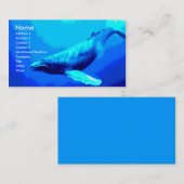 ザトウクジラ 名刺 (正面/裏面)