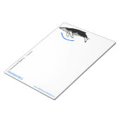 ザトウクジラ – 絶滅危惧動物 –  ノートパッド (アングル)