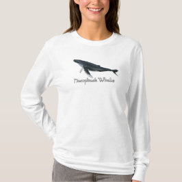 ザトウクジラ(Humpback Whale Long Tシャツ) Tシャツ
