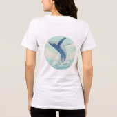 ザトウクジラTシャツ トライブレンドTシャツ (裏面)