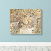 ザトッピング溶融ポット キャンバスプリント (インサイチュ (ウッドフロア))