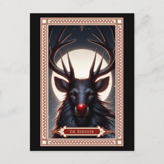 ザトナカイタロットカード ポストカード (正面)