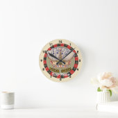 ザトランプのポーカークイーン時計 ラウンド壁時計 (ホーム)