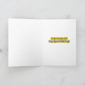 ザトランプカード誕生日ジョーク紙カード カード (内部)