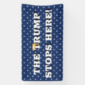 ザトランプストップハバナ 横断幕 (縦)
