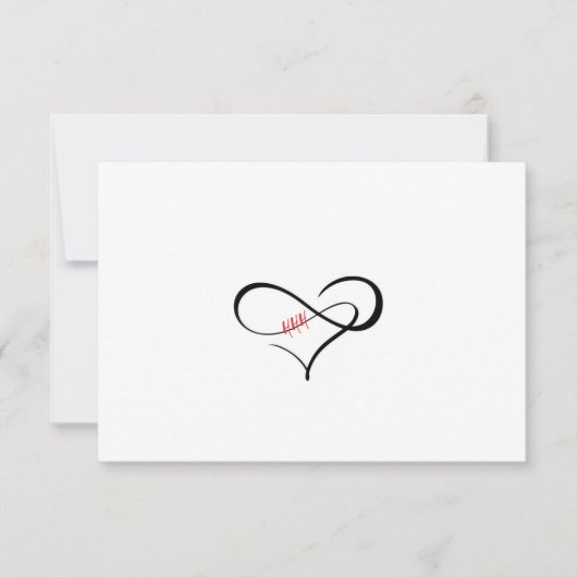 ザトリプルHインフィニティハート 招待状 (正面)