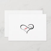 ザトリプルHインフィニティハート 招待状 (正面/裏面)