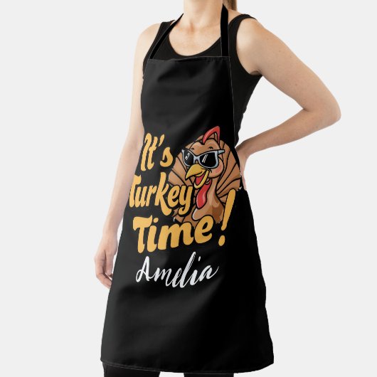ザトルコタイムサンクスギビング秋ホリデー料理 エプロン (インサイチュ)
