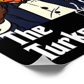 ザトルコ – 父感謝祭の日おもしろいミーム秋A ポスター (角)