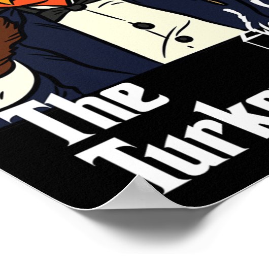 ザトルコ – 父感謝祭の日おもしろいミーム秋A ポスター (角)