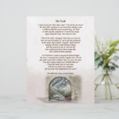 ザトレイルパーソナライズされた静止紙 (スタンド正面)