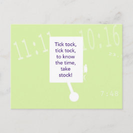 ザトレジャー狩りゲーム – ヒント#1 – クロック ポストカード