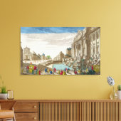 ザトレヴィの泉，ローマ キャンバスプリント (インサイチュ (リビング))