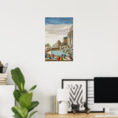 ザトレヴィの泉，ローマ ポスター (ホームオフィス)